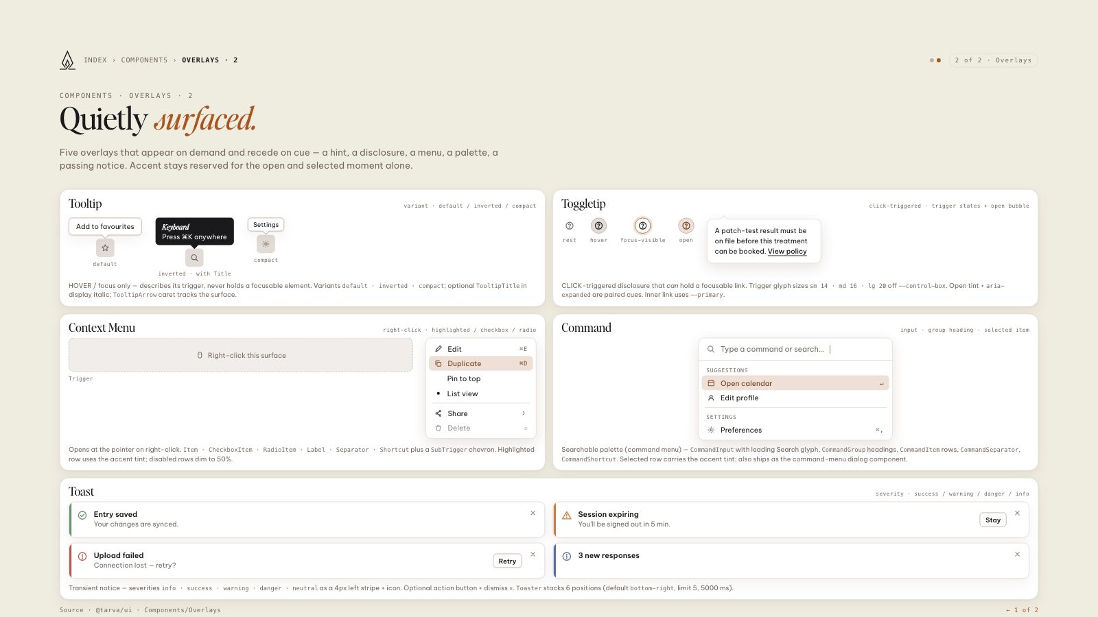 Lumos brand book slide: Overlays · 2