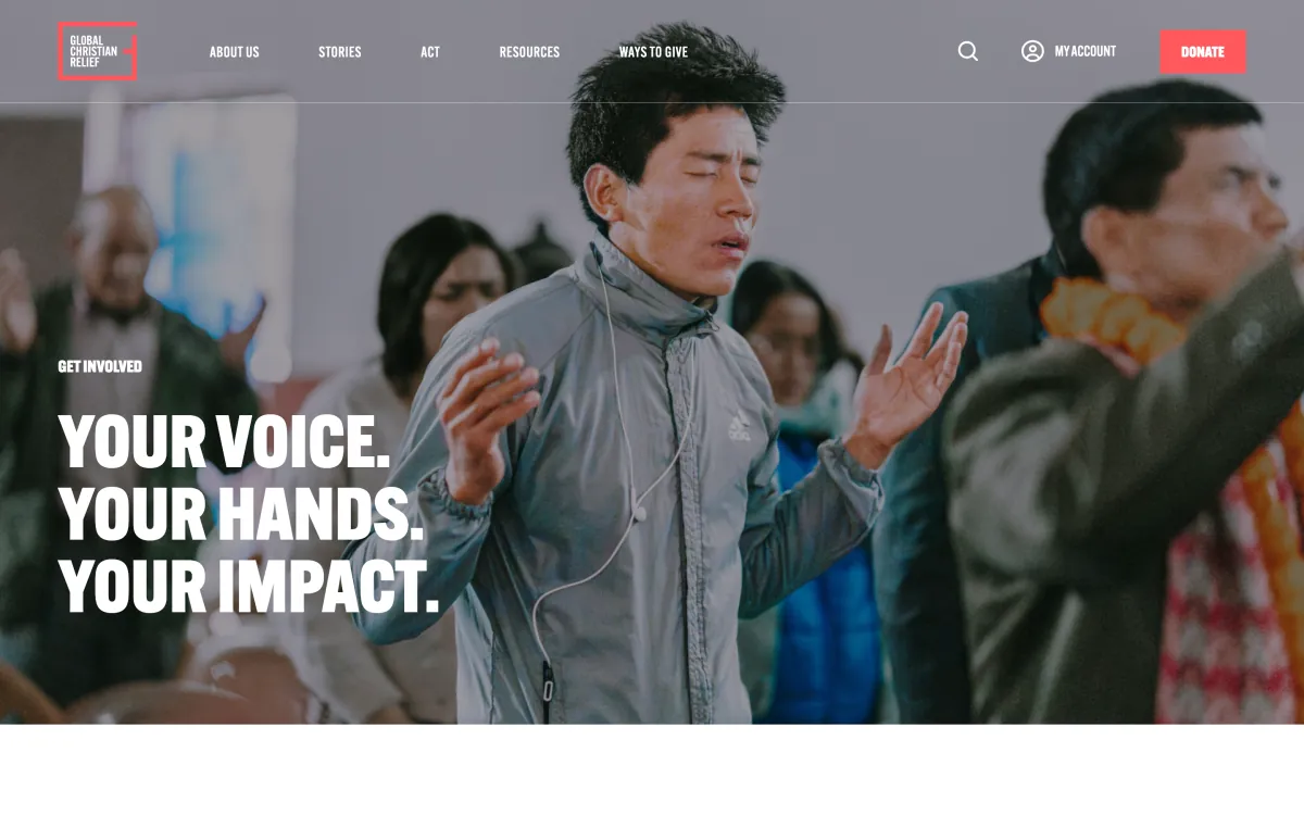 Global Christian Relief: act
