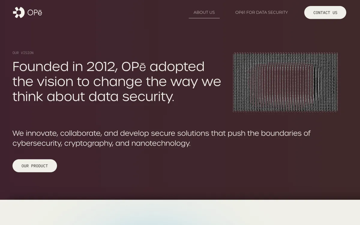 OPē website: live about